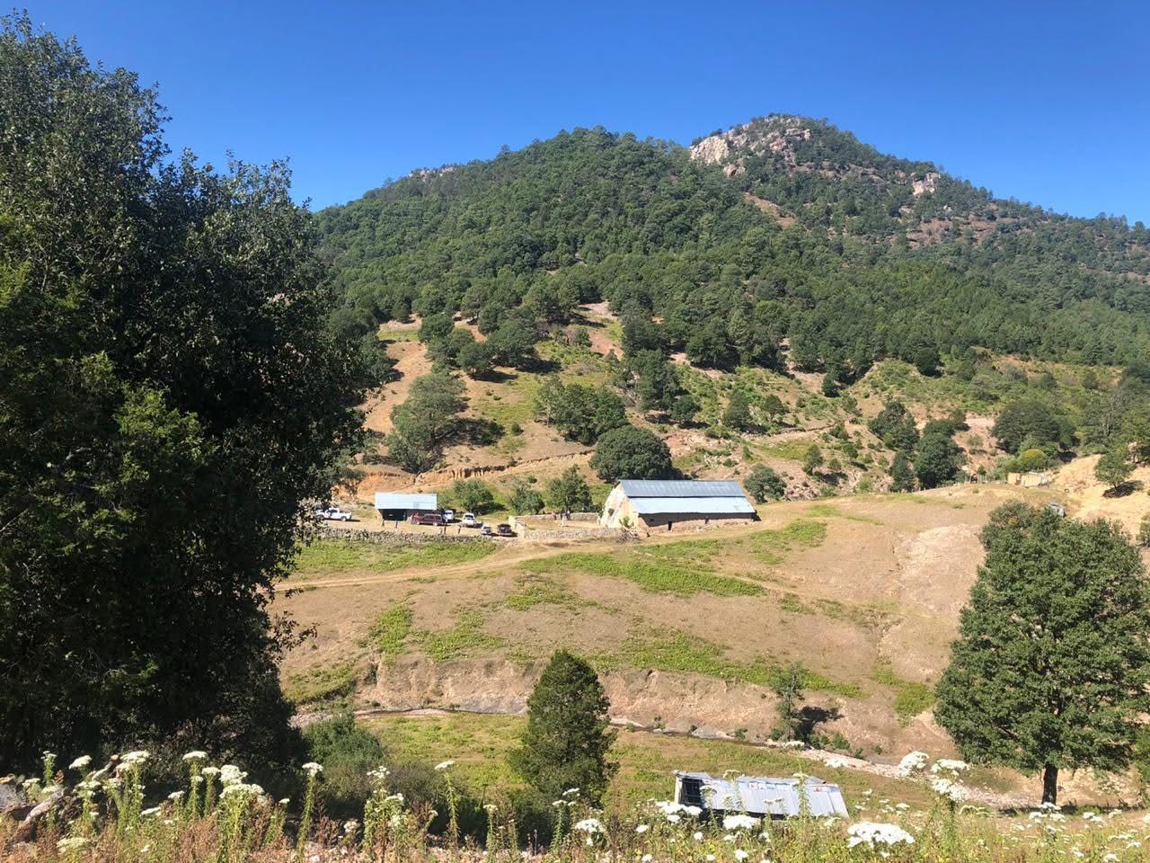 El caserío bajo la loma